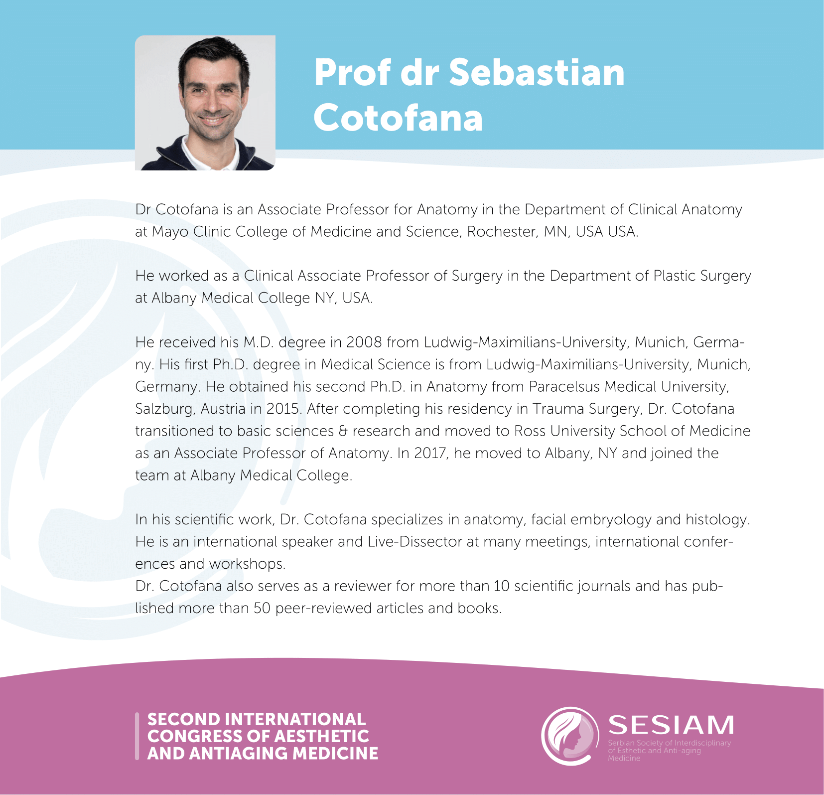 Prof dr Sebastian Cotofana